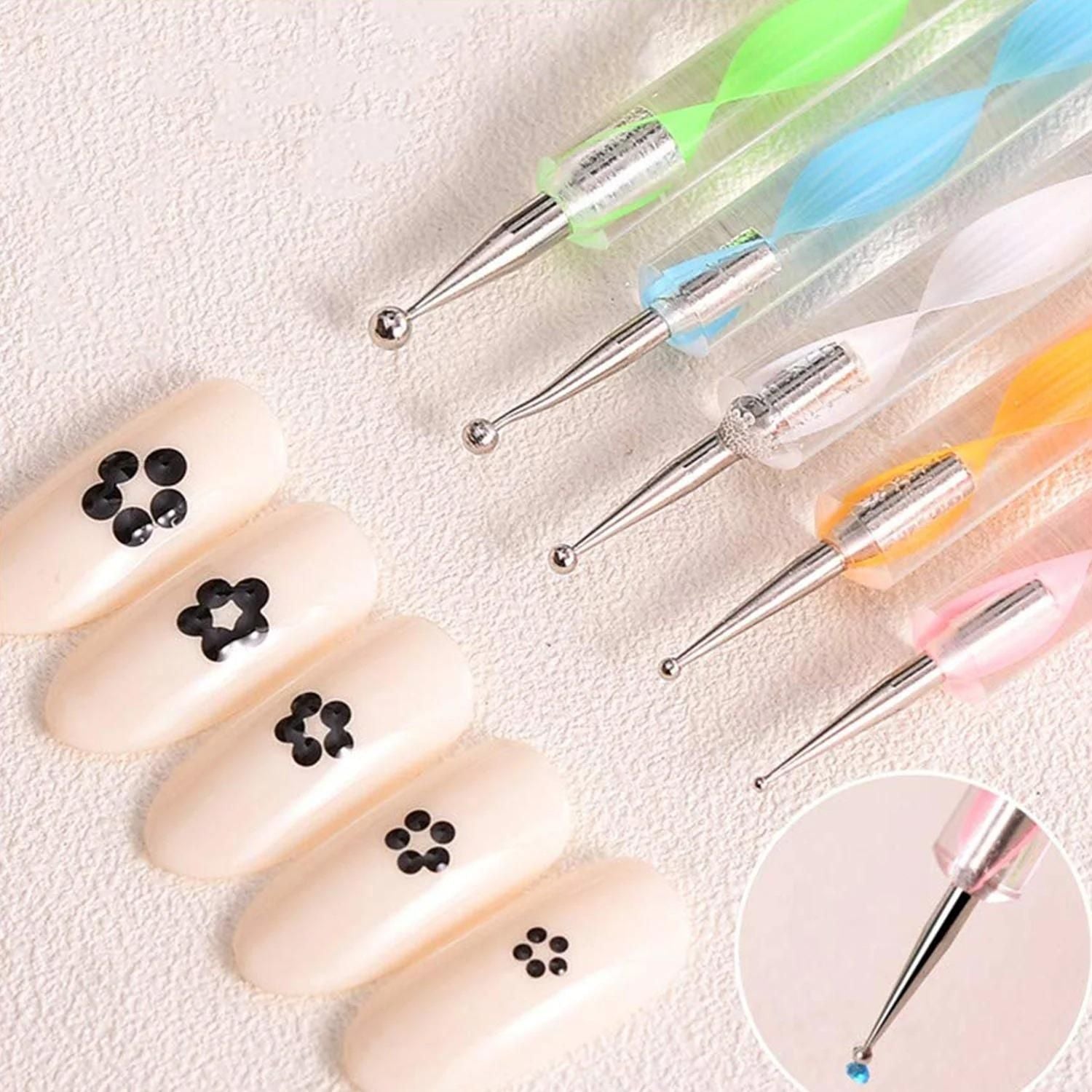 Nail Dotting Pens Pack of 5